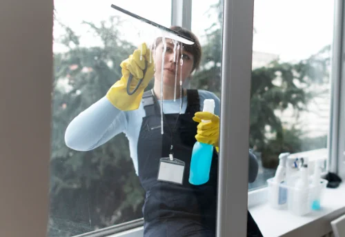 Nettoyage de vitres intérieures et extérieures à Grand-Auverné